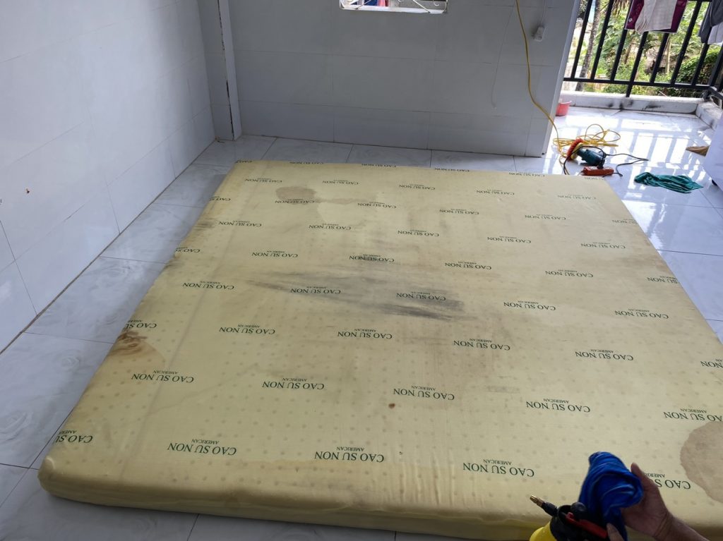 giặt nệm tại nhà